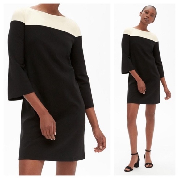 Gap Black & White Color Block Dress - Picture 2 of 3